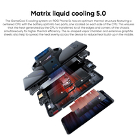 ASUS ROG telefon 5S 5 S 5G Smartphone Snapdragon 888 Plus 6.78 ''144Hz AMOLED 6000mAh 65W szybkie ładowanie telefon do gier NFC 5